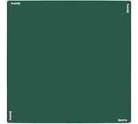 The Gaming Mat Company 84cm x 84cm Black Premium Table Mat - Poker, Bridge, Dominoes, Mahjong, Card Game Playmat - Square Gaming Table Cover, Topper & Mat for Card Games