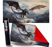 The Gaming Mat Company Single Player MTG Playmat & Mouse Pad - 72 cm x 36 cm Ice Dragon Gaming Mouse Pad compatible with Magic: The Gathering playmats, MTG cards, TCG gaming mat