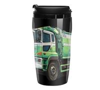 The Garbage Truck Stylish Insulated Coffee Cups & Mugs 250ml | with Lids Removable Double-Wall Travel Drinks Tumbler