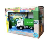 The Garbage Trucks are Coming Today! Gift Box: Book and truck with flashing lights and sound