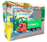 The Garbage Trucks are Coming Today! Gift Box: Book and truck with flashing lights and sound