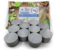 The Garden Gecko Invisible Pot feet for outdoor plant pots and flowers solid rubber pot risers with enhanced non-slip surface grip | 20 PACK | GREY WISP