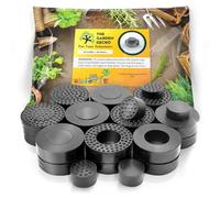 The Garden Gecko Little & Large Plant Pot Feet, Dual Size, 20 Pack