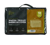 The Garden & Home Co Premium Large BBQ Cover, 122 x 90cm, in Black, fully weather resistant, UV protected, garden furniture protection, one size, 36011