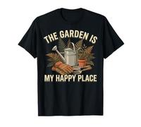 The Garden is My Happy Place Gardener T-Shirt