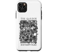 The Garden Is My Happy Place Gardening Skeleton Gardener Case for iPhone 11 Pro Max
