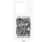 The Garden Is My Happy Place Gardening Skeleton Gardener Case for iPhone 15 Pro