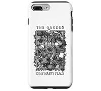 The Garden Is My Happy Place Gardening Skeleton Gardener Case for iPhone 7 Plus/8 Plus