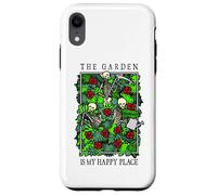 The Garden Is My Happy Place Gardening Skeleton Gardener Case for iPhone XR