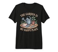 The Garden is My Happy Place Premium T-Shirt