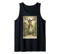 The Garden Lady Tarot Card Botanist Gardening Tank Top