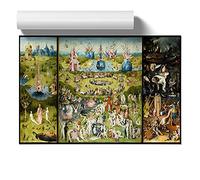 The Garden Of Earthly Delights By Hieronymus Bosch | Unframed Wall Art Print | Ready to Frame Poster | Modern Home Decor Picture | Artwork for Living Room or Office | A2 (42x59.4 cm)
