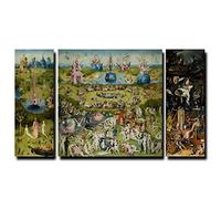 The Garden of Earthly Delights Canvas Art Painting Wall Picture Poster By Hieronymus Bosch Prints Living Room Home Decor 80x80cm40x80cmx2 Frameless