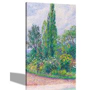 The Garden of Octave By Camille Pissarro Canvas Prints for Wall Decor Home Art Pictures Hanging Posters Framed Animal Wallart Photos X Large 76 x 101cm (30 x 40 inches)