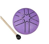 The Gardener's Chime: 3-Inch Rain Drum with 6 Gentle Tunes for Serenity(Purple)
