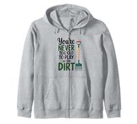 The Gardener's Motto Zip Hoodie