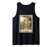 The Gardening Tarot Card Cozy Squirrel Nature Garden Lover Tank Top