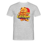 The Garfield Movie Cattitude Cool Design Men's T-Shirt Heather Grey