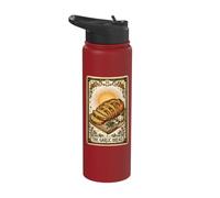 The Garlic Bread Tarot Card Stainless Steel Insulated Water Bottle