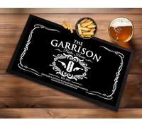 The Garrison Bar Runner - public house Whisky bar runner, bar mat, bar runner Bar accessories