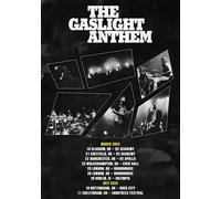 The Gaslight Anthem UK Tour 2024 A3 A4 Print Poster Wall Art Home Decor Album Gift Present Photo Living Room Dining Room Bedroom Unframed Concert Tour Gig Live Show Music (A4)