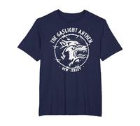The Gaslight Anthem - Wolf T-Shirt, Men's Big and Tall, Navy Blue, 5X Tall