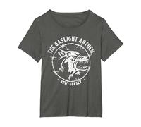 The Gaslight Anthem - Wolf T-Shirt, Women's Plus, Asphalt Grey, 2X