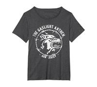 The Gaslight Anthem - Wolf T-Shirt, Women's Plus, Dark Heather Grey, 2X