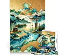 The Gate of Heaven Teenagers Puzzles 1000 Piece Jigsaws Boost Recall Relax Time Accurate Edge Amazing Present (50x75cm)