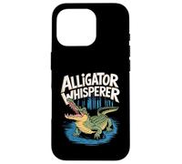 The Gator Whisperer Funny Alligator Design Case for iPhone 16 Pro
