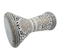 The Gawharet El Fan 18.5" Darbuka Doumbek Drum Sombaty Size With Real Blue Mother of Pearl (Hobyo)