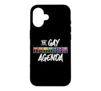 The Gay Weekly Agenda Funny LGBT Pride Rainbow Case for iPhone 16