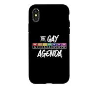 The Gay Weekly Agenda Funny LGBT Pride Rainbow Case for iPhone X/XS