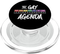 The Gay Weekly Agenda Funny LGBT Pride Rainbow PopSockets PopGrip for MagSafe