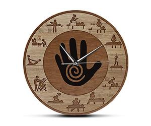 The Geeky Days Massage Physical Therapy Printed Wall Clock Silent Quartz Massage People Relax Body Care Spa Salon Therapist Watch Office Business Sign Gifts for Massage Therapists Women