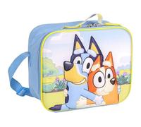The Geeky Pop Bluey Insulated Children's Lunch Box Bag - Bluey & Bingo Lunch Bag with Shoulder Strap - School Picnic Lunch Bag - Lightweight and Practical Children's Lunch Bag