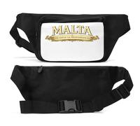 The Gem of Mediterranean Islands Unisex Waist Bag Black