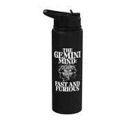 The Gemini Mind Fast and Furious Gemini Stainless Steel Insulated Water Bottle