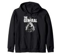The General 1926 Silent Film Comedy Classic Design Zip Hoodie