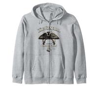 The General George Washington Tricorn Hat Zip Hoodie