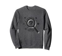 The Generation That Survived Without Google Sweatshirt, Adult Unisex, Dark Heather Grey, XXL