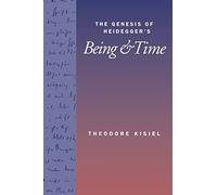 The Genesis of Heidegger's Being and Time