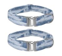 the Gentle Dusk and Dawn of a Misty Planet Adjustable Pet Collar for Small Medium Large Dogs & Cats, Reflective Strip for Night Safety, Soft Comfort Pad