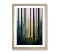 The Gentle Forest Framed Wall Art Print A2 Oak