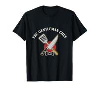 The Gentleman Chef Bowtie Crossed Kitchen Tools Vintage T-Shirt