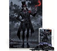 The Gentleman Reaper - Victorian Death's Embrace Jigsaw Puzzle 1000 Piece for Adults Strong Logic Toy Anxiety Relief Clear Edge Festival Gift (38x52cm)