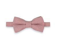 THE GENTS LAB Childrens Adjustable Bow Tie Made From 100% Brushed Twill Cotton | Many Colours (Dusty Pink)