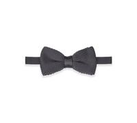 THE GENTS LAB - Men's 100% Polyester Adjustable Knitted Bow Tie (Dark Grey)