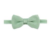 THE GENTS LAB - Men's 100% Polyester Adjustable Knitted Bow Tie (Sage Green)