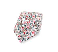 THE GENTS LAB Men's Floral Wedding Neck Tie Made From 100% Soft Cotton | Over 20+ Styles (Red & Blue)